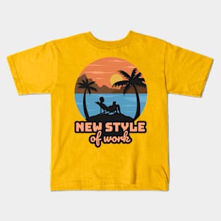 New Style of Work Kids T-Shirt